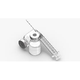 Vial And Syringe Pose 03 3D